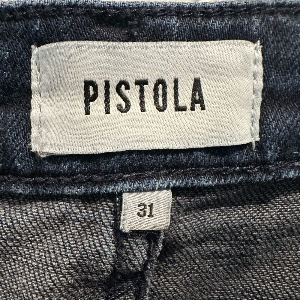 Pistola 31 Lennon High Rise Boot Cut Dark Indigo Blue Jeans Pants - Picture 4 of 11